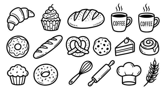 food icons set