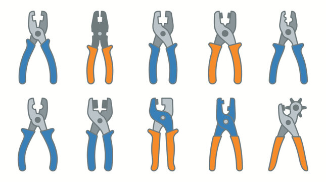 10 Pattern Notching Tools Vector Illustrations for Fashion Design � Precision Garment Sewing Tool Vectors