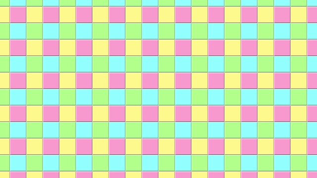 その場で色が変わるポップなカラータイル