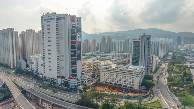 May 12 2026 Shek Mun industrial and residential skyline beside river