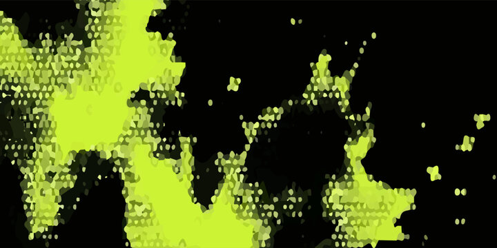 Punk grange background with acid green motion light effect. 90s rave aesthetics. Vector overlay surface.