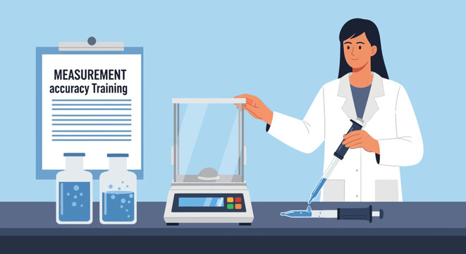 Accurate measurement of liquid volume in a chemistry laboratory setting for scientific analysis and research.
