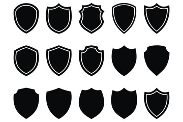 Football shield collection diverse emblem designs for teams leagues and sports branding © Junayad