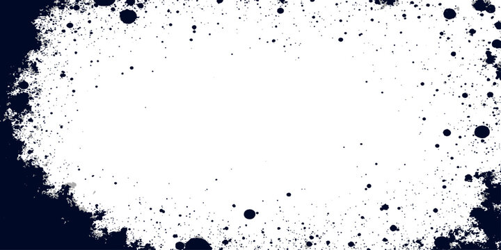 Abstract Black Splatter Texture Background With Rough Grunge Overlay and Artistic Surface Style