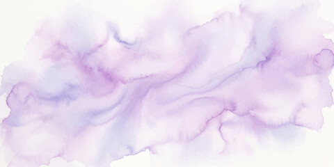 A delicate watercolor blend of soft purple and lilac hues creates an ethereal and dreamy abstract background, evoking a sense of calm and tranquility. © Artova LaLa