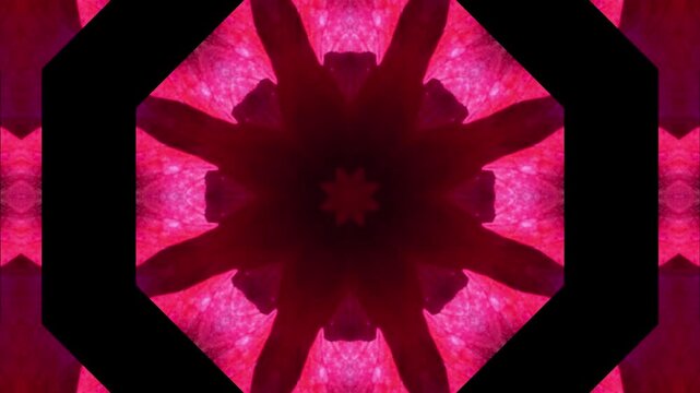 Futuristic Fractal Kaleidoscope Texture Background
