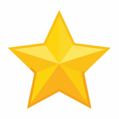Obraz premium Golden Star Icon