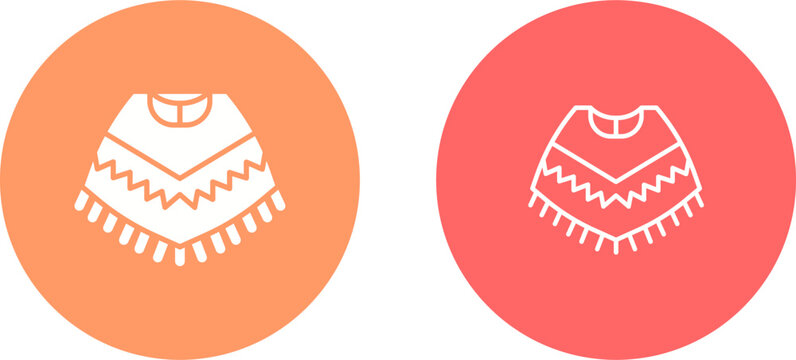 Poncho Vector Icon