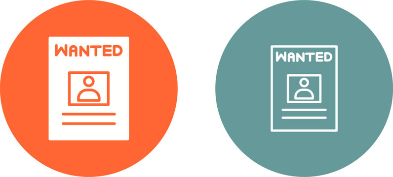 Wanted Poster Vector Icon