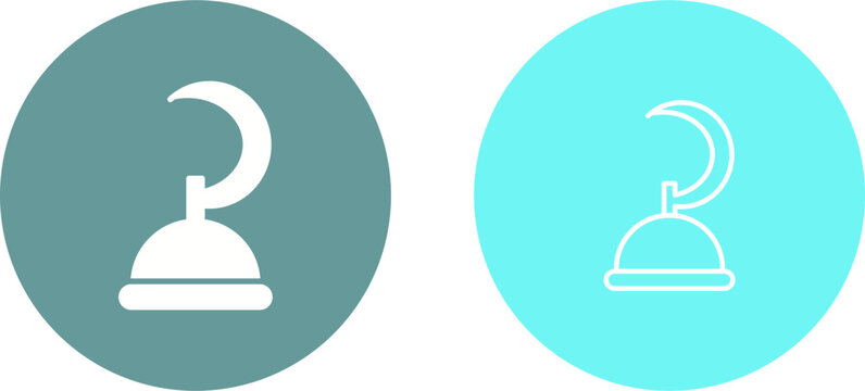 Pirate Hook Vector Icon