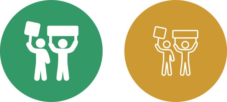 Protester Vector Icon
