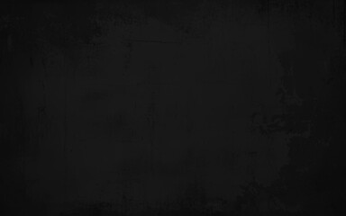 Fototapeta premium Dark grey textured concrete wall background. 