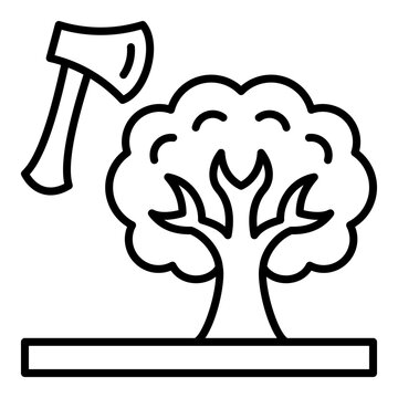 Axe tree Icon