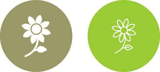 Fototapeta premium Flower Vector Icon