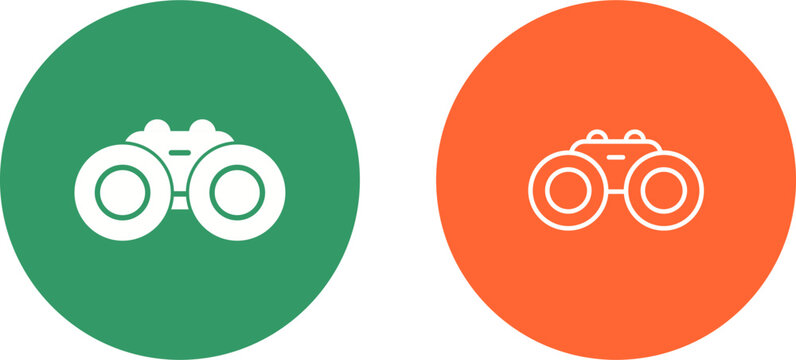 Binocular Vector Icon