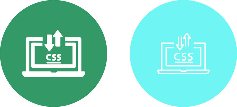 CSS Laptop Vector Icon