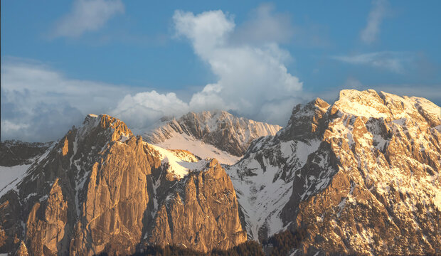 View of the Glarus Alps, Glarus,  Switzerland