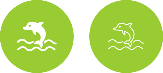 Dolphin Vector Icon © Malik Grafix