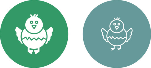 Chick Vector Icon © Malik Grafix