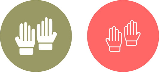 Obraz premium Gloves Vector Icon