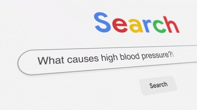 What causes high blood pressure Search Prompt