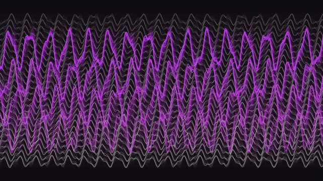 Schumann Resonance Earth Frequency Abstract Energy Waves 4K UHD Background