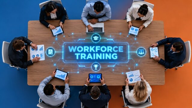 Workforce training digital learning for corporate employee development
