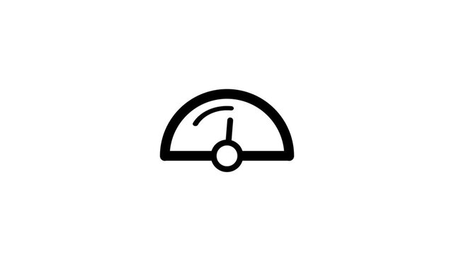 Something that serves as a standard by which others may be measured or judged,Technology, Motion graphics of mater level concept on white background.