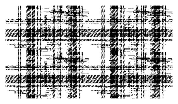 Distressed tartan plaid pattern in grunge monochrome style