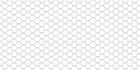 Wire mesh fence isolated on white background. Mesh texture for fishing nets. Seamless black pattern for sportswear or soccer goal, volleyball net, basketball hoop, hockey, athletics. © Sainal