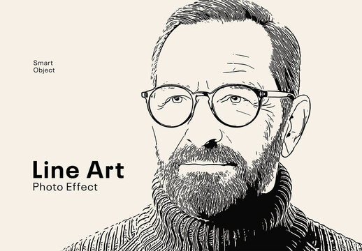 Line Art Photo Effect