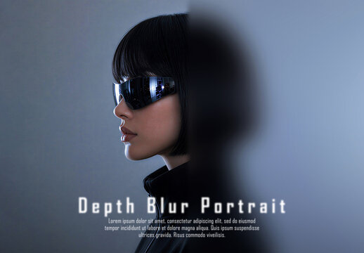 Depth Blur Portrait Photo Effect