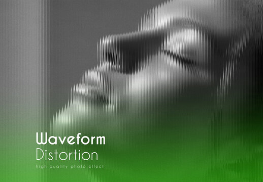 Waveform Distortion Photo Effect