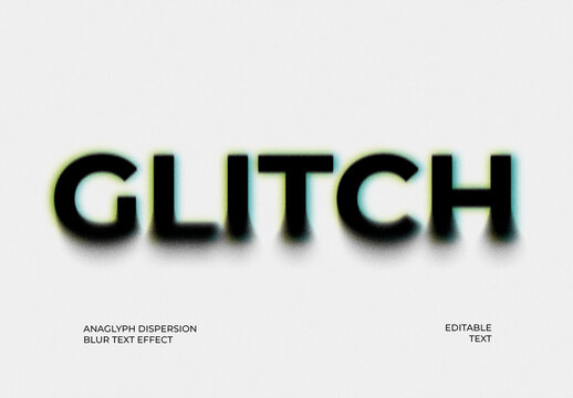 Blur Text Effect Template