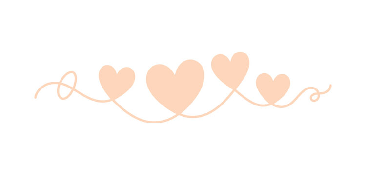 Modern Father&rsquo;s Day design using linked heart elements.