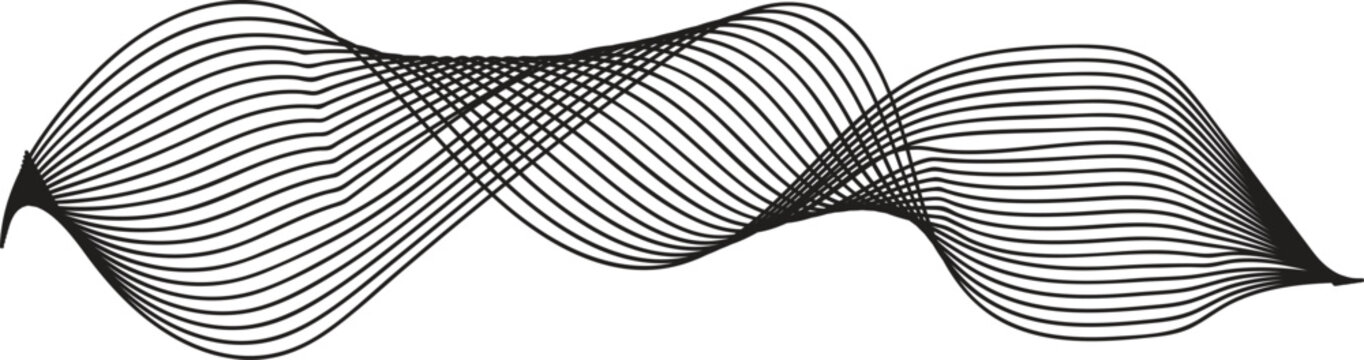 A black and white ribbon and striped silk tie are isolated on a white collar shirt, creating an elegant fashion accessory knot for a formal men business suit