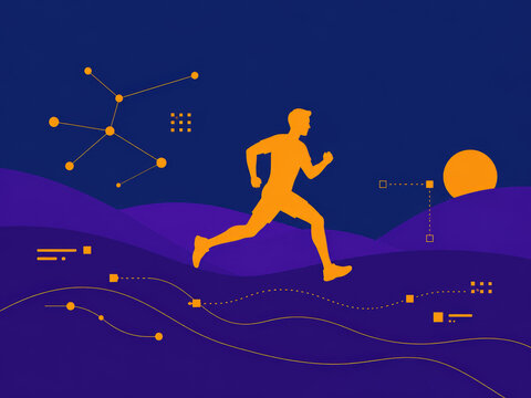 Dynamic Athlete in Motion-(Atlet Dinamis dalam Gerakan)