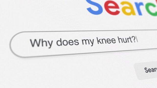 Why does my knee hurt Search Prompt