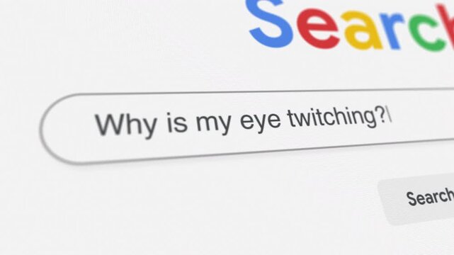 Why is my eye twitching Search Prompt