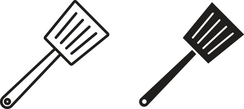 Spatula icon for social media, app, and web design. Vector illustration.