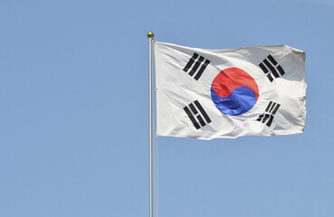 Naklejka premium 태극기