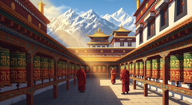 Tibetan Monastery. (1)