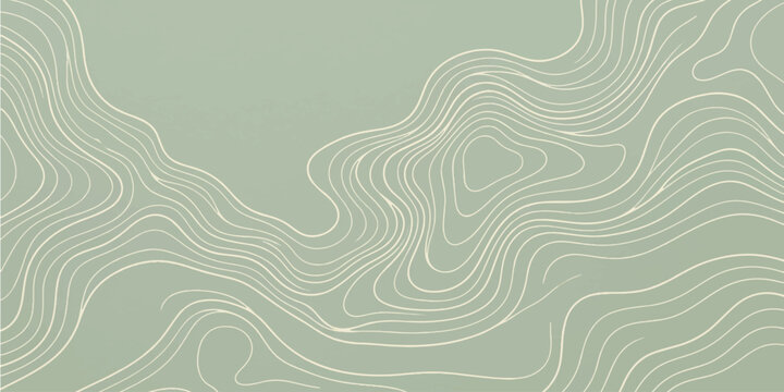 An abstract blue background featuring artistic wavy curves and light lines that create a dynamic ocean motion texture for a modern vector wallpaper design.