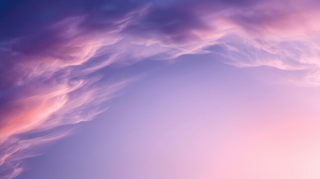 Soft pink and purple clouds in a serene sky background, wallpaper thumbnail social, media book cover, download 2026 2027, 2028 event template, pc desktop mobile, full hd 4k download