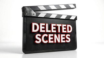 Naklejka premium Deleted Scenes - A Visual Representation of Unused Film Footage for Cinema and Production