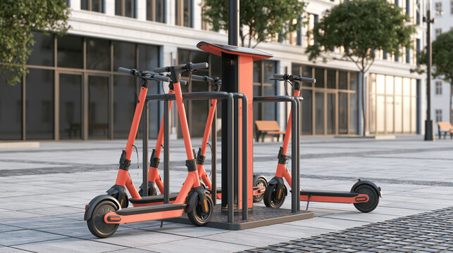 Electric Scooters: Sustainable Urban Transportation Solution for Eco-Friendly City Life and Shared Mobility