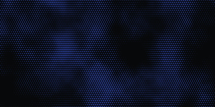Futuristic armor plating design with repetitive blue hexagonal points on matte black surface for sci-fi dynamic background