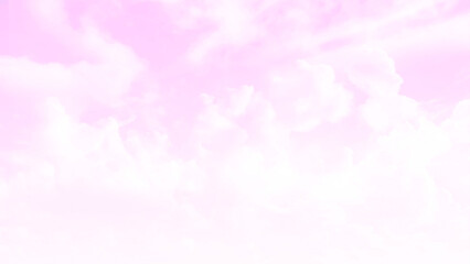 Fototapeta premium Down with a pink sky and clouds