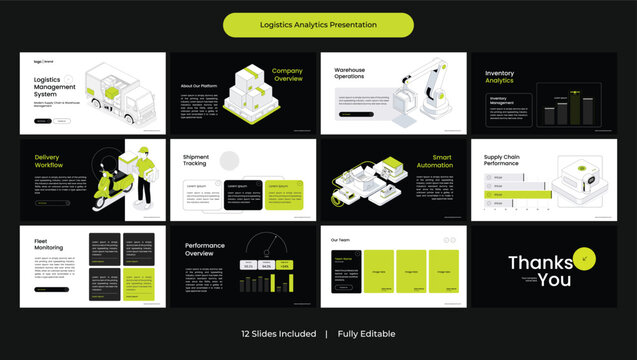 Logistics and supply chain management presentation slide deck