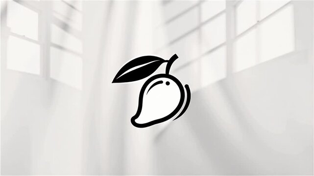 unique fruit silhouette vector video